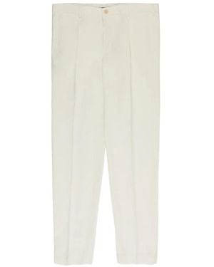 Slowear Pleated Trousers - White