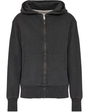 Maison Margiela ジップアップ パーカー - ブラック