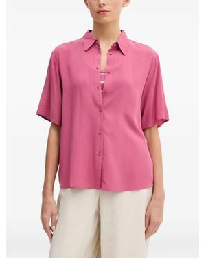 Benetton Kurzärmeliges Hemd - Pink