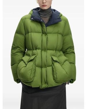 JNBY Quilted Hooded Jacket - Green