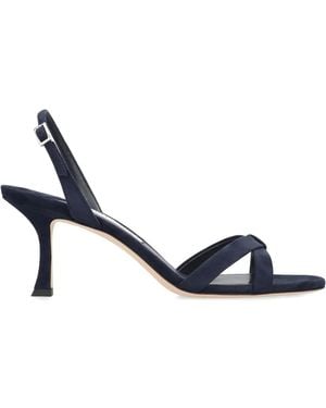 Jimmy Choo 70Mm Elsy Slingback Sandals - Blue