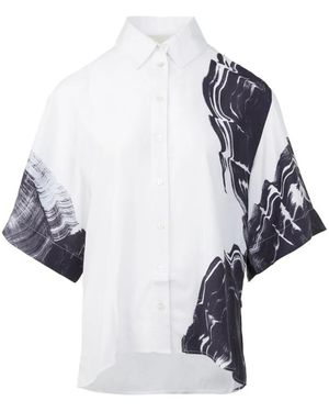 COR Chemise Elka À Imprimé Graphique - Blue