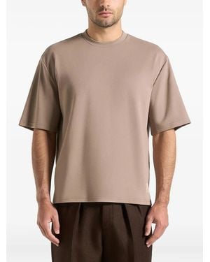 Manière De Voir Paul Crew-Neck T-Shirt - Gray