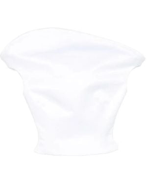 Magda Butrym Cropped Blouse - White