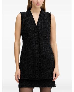 BOSS Jokilana Tweed Blazer - Black