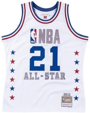 Mitchell & Ness X Nba Dominique Wilkins Weste - Blau
