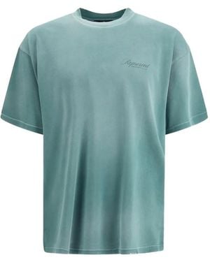 Represent Owners' Club Logo-Print T-Shirt - Blue