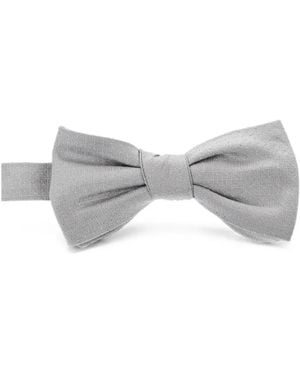 Corneliani Silk Bow Tie - Gray
