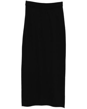 Lisa Yang Cashmere skirt - Negro