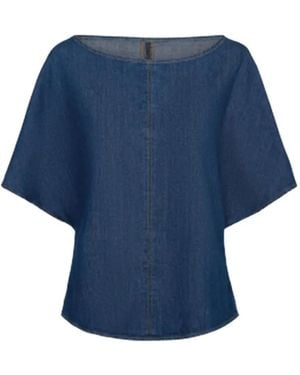 Twp Short-Sleeve Denim T-Shirt - Blue