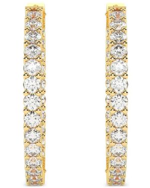 Diamond Essentials Creolen Mit Diamanten - Weiß