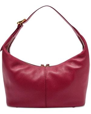 Coccinelle Fernanda Leather Shoulder Bag - Red