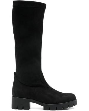 Gabor Zip Knee-High Boots - Black