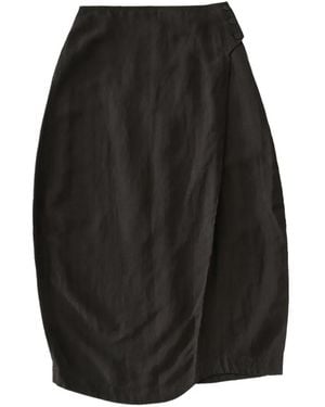 Studio Nicholson Bryde Tapered Midi Skirt - Black