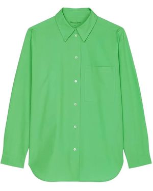 Marc O' Polo Long-Sleeve Button-Up Shirt - Green