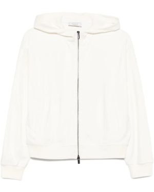 Peserico Capucha Con Cremallera - Blanco