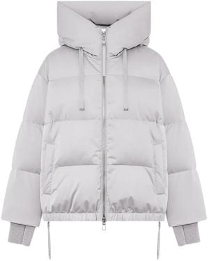 DUNO Heka Quilted Hooded Jacket - White