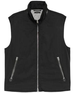 Tom Ford Zip-Up Gilet - Black