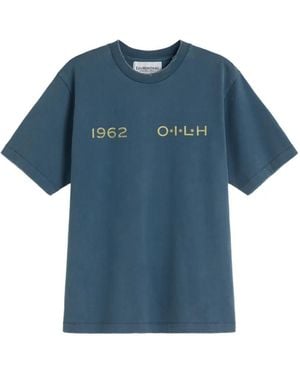 LES HÉRITIERS Graphic-Print T-Shirt - Blue