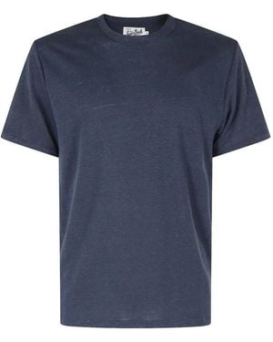 MC2 Saint Barth Ecstasea Linen T-Shirt - Blue