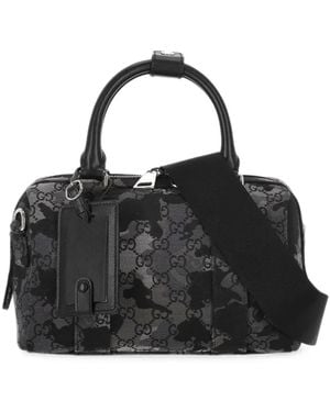 Gucci Shopper Mit Gg-Muster - Schwarz
