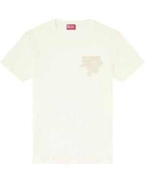 DIESEL T-Adjust-Notch T-shirt - Weiß