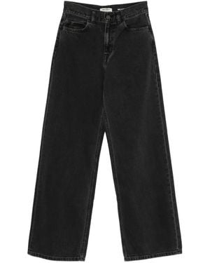 Carhartt Washed-Effect Wide-Leg Jeans - White