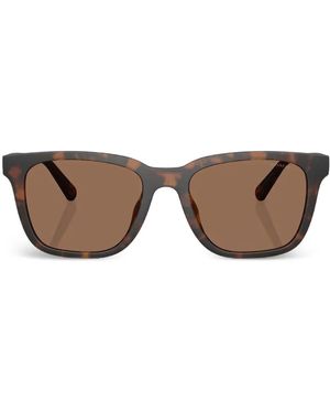 COACH Occhiali Da Sole C Hardware Squadrati - Marrone