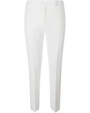 Max Mara Concealed-Closure Pants - White