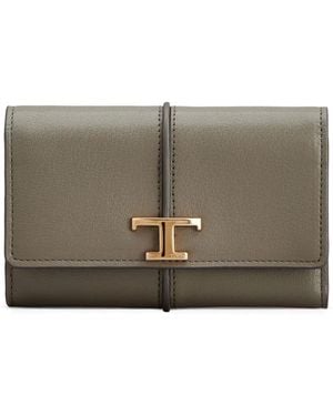 Tod's T Timeless 財布 - グレー