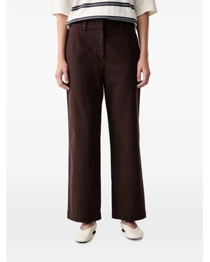 Marc O' Polo Straight-Leg Trousers - Black