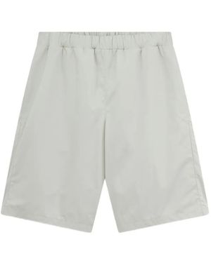 Rier Elasticated Cotton Shorts - White