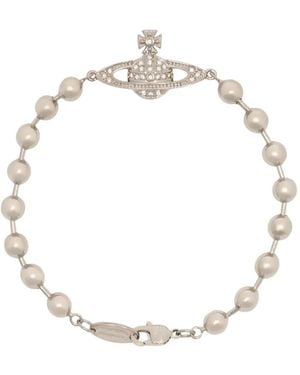 Vivienne Westwood Orb Thames Mini Bracelet - Metallic