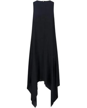 Filippa K Scarf Hem Dress - Blue