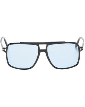 Tom Ford Kemp Square-Frame Sunglasses - Black