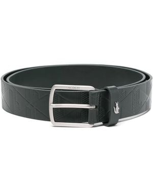 Lacoste Gürtel mit Monogramm - Schwarz