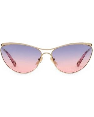 Chloé Uma Gradient-Lens Cat-Eye Sunglasses - Pink