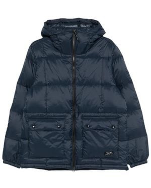 Taion Hooded puffer jacket - Azul