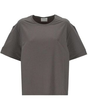 Optimistic Runners T-Shirt Mit Logo-Patch - Grau