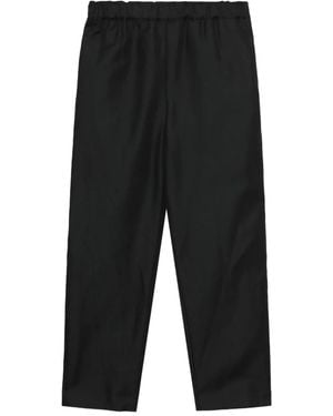 Comme des Garçons Elasticated-Waist Pants - Black