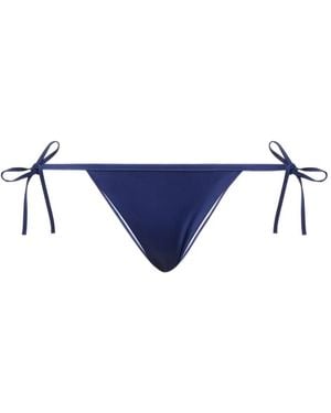 DSquared² Bragas De Bikini Bordadas - Azul