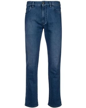 Loro Piana Cotton-Blend Straight-Leg Jeans - Blue