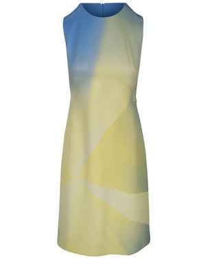 Akris Geometric sleeveless dress - Azul