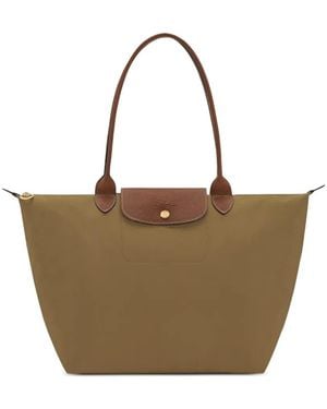 Longchamp Sac À Main Le Pliage Original L - Brown