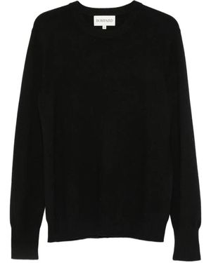 Bompard Kaschmirpullover Mit Rundhalsausschnitt - Schwarz