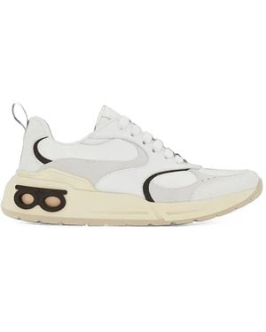 Ferragamo Logo-Detail Sneakers - White