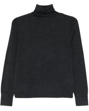 Allude Top Met Col - Zwart