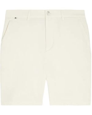 BOSS Kane Belt-Loop Shorts - White