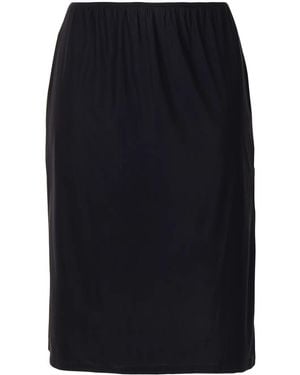 Jil Sander ストレッチフィット スカート - ブルー