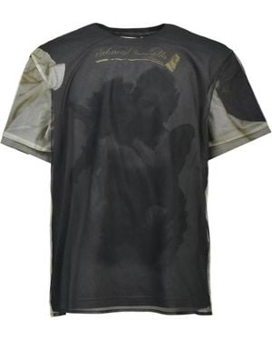 MASU Blurred Angel Short-Sleeve T-Shirt - Black